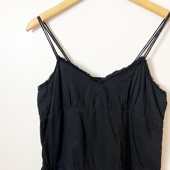 Y2k Vintage Mossimo Babydoll Cotton Tank Black Size Medium - Picture 7 of 7